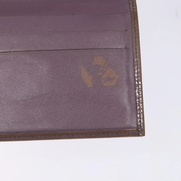 CHANEL Bifold Wallet Enamel Purple Silver CC Auth - Picture 10 of 16